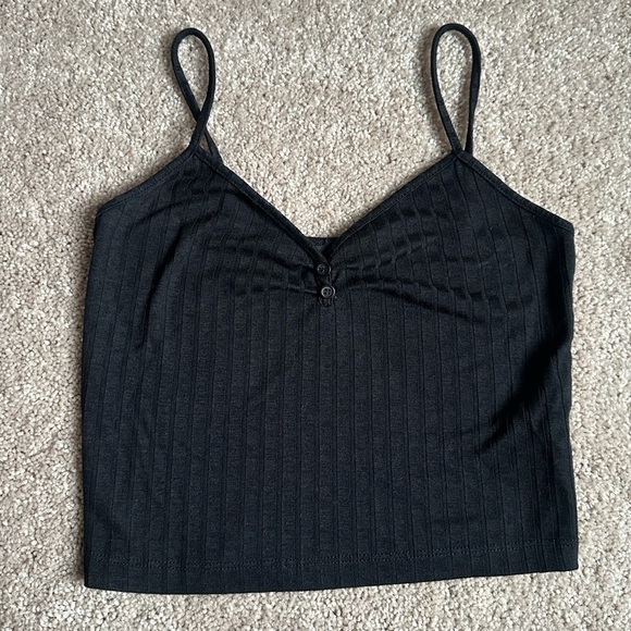 Forever 21 Tops - Forever 21 Black Buttoned Camisole